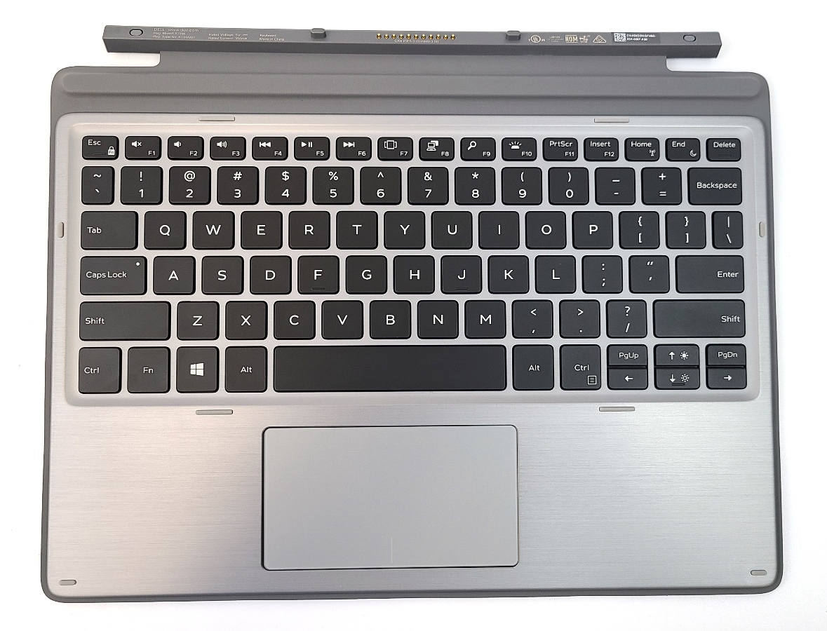 Dell Latitude 7200 7210 2-in-1 Tablet Travel Detachable Keyboard AG00BK-US 24D3M